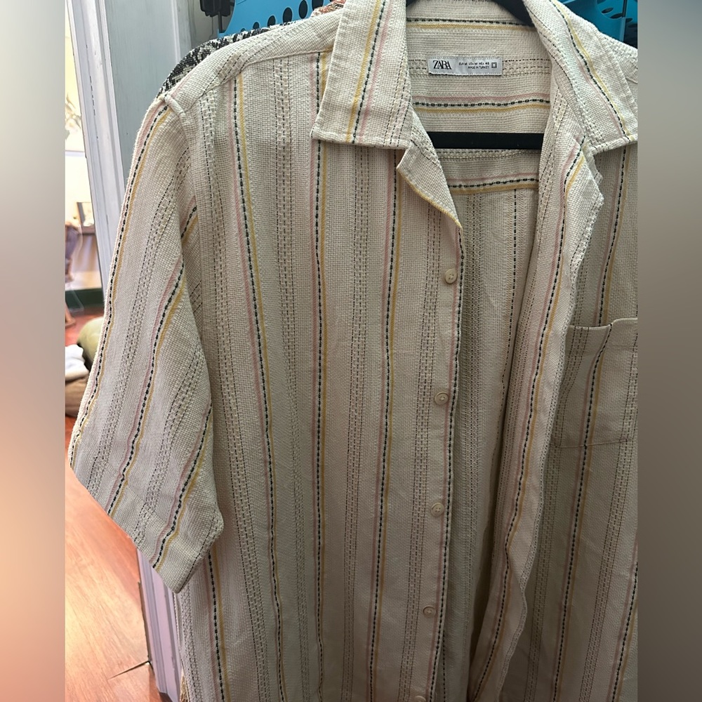 Zara Textured Shirt - Medium - Men’s